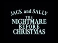 Jack And Sally The Nightmare Before Christmas 1993 Opening Credits THX Turner Print PAL