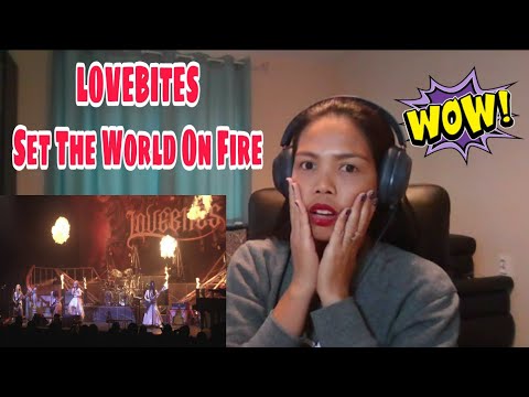 Its MyrnaG REACTS TO LOVEBITES / Set The World On Fire [Live from "Ride For Vengeance Tour 2021"]
