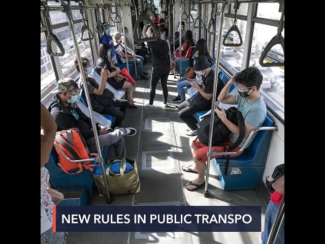 Gov’t reduces one-meter rule to ‘one seat apart’ in public transportation