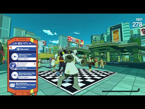 Breaking Machine Mixtape - DJ Cyber - Bomb Rush Cyberfunk