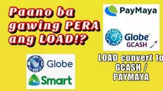 Paano gawing pera ang regular load?  /  HOW TO CONVERT LOAD TO GCASH