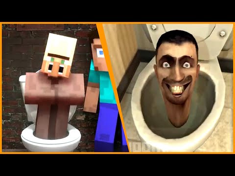 Insane Minecraft Villager Skibidi Dance on Toilet!