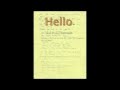 Hello  feat. David Grisman