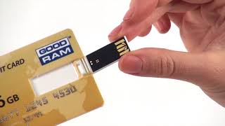 Флешка Goodram Gold USB Credit Card