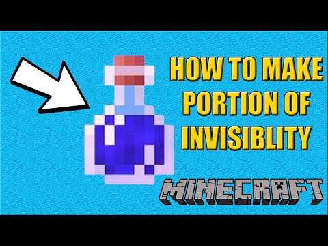 GameChanger OP - How to Make a Potion of Invisibility 1.15+ | MINECRAFT
