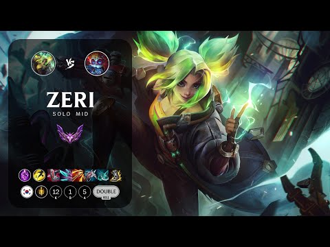 Zeri Mid vs Heimerdinger - KR Master Patch 13.8