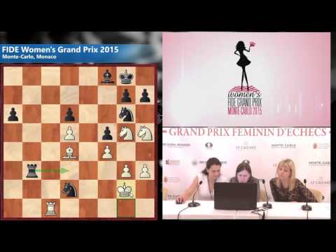 Round 10 Kosteniuk Alexandra (RUS) 1/2 - 1/2 Pogonina Natalija (RUS)