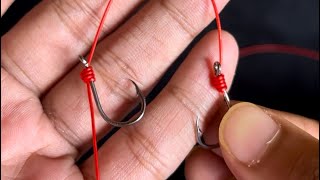 fishing hook setup | how to tie fishing hook