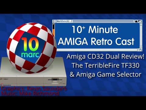 Amiga CD32 Dual Review! The TerribleFire TF330 & Amiga Game Selector