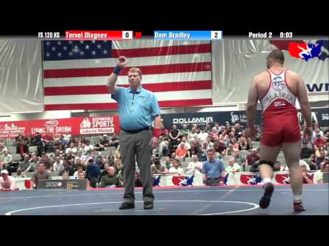 Tervel Dlagnev vs. Dom Bradley at 2013 Las Vegas/ASICS U.S. Open