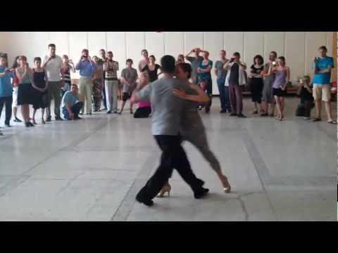 Tango Vals lesson, Sabrina & Ruben Veliz
