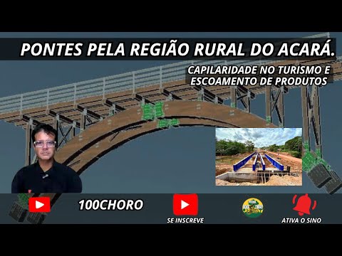PONTES NO ACARÁ PARÁ, Capilaridade no escoamento da produção acesso da comunidade e turismo #obras