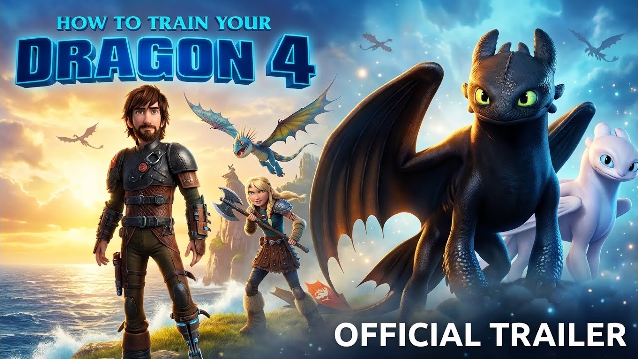 HOW TO TRAIN YOUR DRAGON 4 (2026) | Epic Trailer | Red Toothless vs New Villain | Fan Made