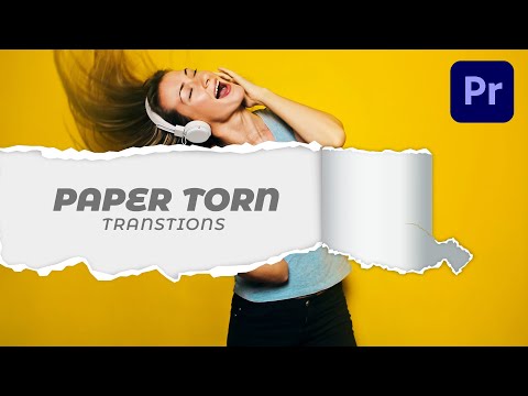 FREE Paper Rip & Torn Transitions Pack for Premiere Pro (Tutorial)