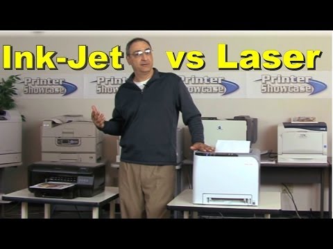Comparision between ink-jet vs laser printer