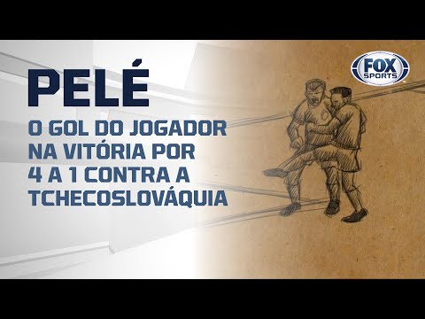 #FoxSports50AnosDoTri - O gol de Pelé na vitória por 4 a 1 contra a Tchecoslováquia
