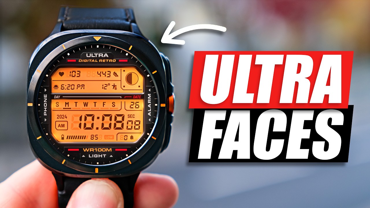 Top 25 BEST Free & Paid Galaxy Watch Ultra & Wear OS Faces