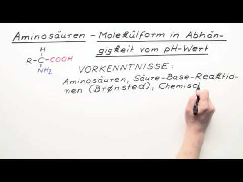Aminosäuren - Molekülform in Abhängigkeit vom pH-Wert | Chemie | Organische Chemie