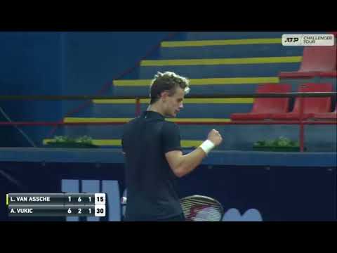 Luca Van Assche's incredible lob! || v Vukic, Maia Challenger SF Dec 2022
