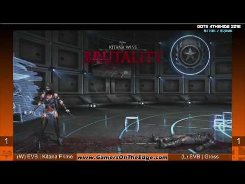 EVB Kitana Prime vs EVB Gross Grand Finals at GoTE 4TheKids 2016