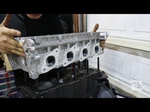 KA24 Cylinder Head Install Nissan 240sx Build