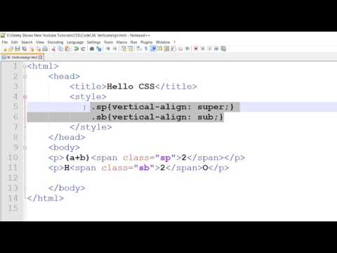 Vertical align in CSS Hindi