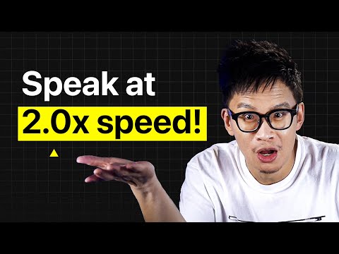 How to Speak Faster Without Losing Clarity! (3 Drills)