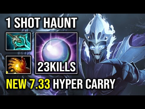How to Play Late Game Spectre in 7.33 with 1 Shot Haunt Disperser & First Item Midas Dota 2