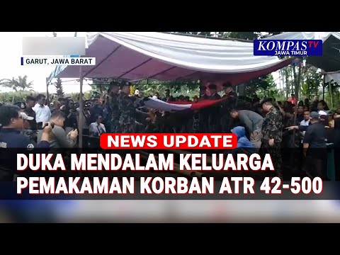 Duka Mendalam Keluarga Saat Pemakaman Korban Pesawat ATR 42-500