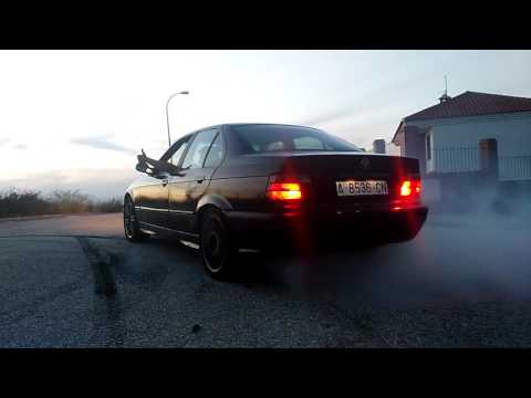 BMW e36 drift Burnout fast street meeting