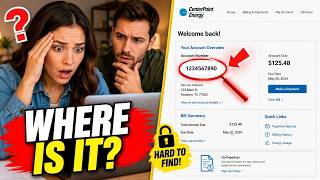 How to find your CenterPoint Energy account number online