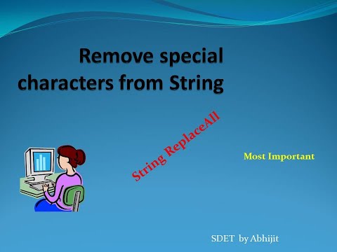 Remove Special Characters From String Interview Question Java Code Softwaretesting