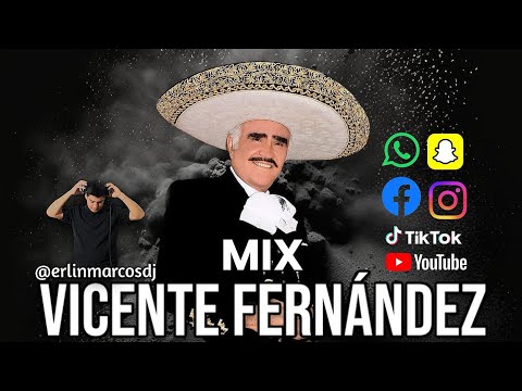 🔥MIX VICENTE FERNANDEZ 2024🔥 La Derrota, Volver Volver, Que Te Vaya Bonito No Me Se Rajar - MARCOSDJ