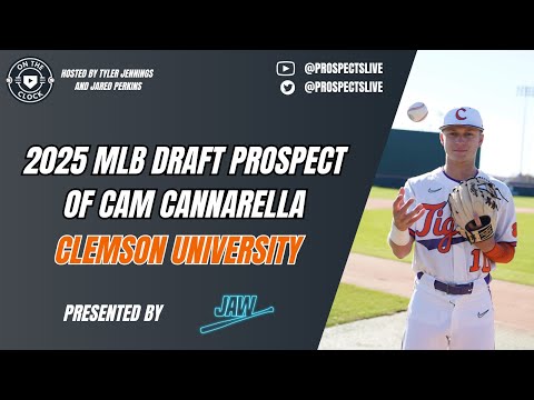 2025 MLB Draft Prospect - OF Cam Cannarella, Clemson