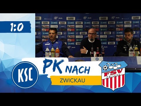 KSC-Pressekonferenz nach Zwickau