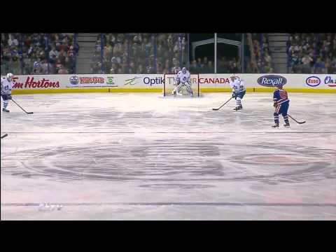 Matthew Lombardi Scores - Leafs @ Oilers - 02/15/2012