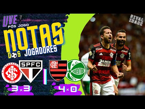Pós jogo Inter 3x3 São Paulo | Flamengo 4x0 Juventude | Corinthians x Coxa Brasileirão 2022