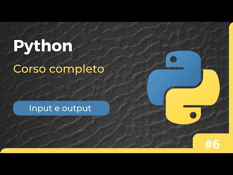 Corso Python - Input, Print e cast di variabili