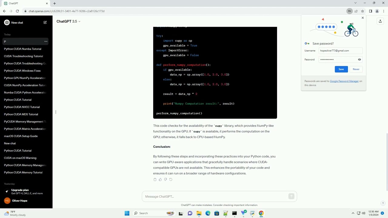 python no cuda gpus are available