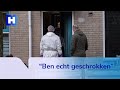 Dode man met mes in rug gevonden in achtertuin, Hoorn in shock