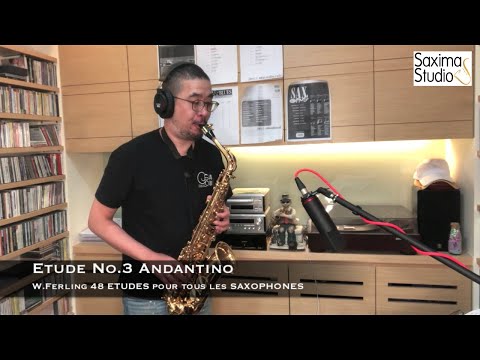〈 Etude No.3 〉from 48 ETUDES / W.Ferling / Saxophone Classique 🎻