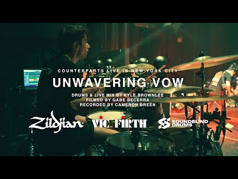 Unwavering Vow - Counterparts Drum Cam (live mix) - Kyle Brownlee