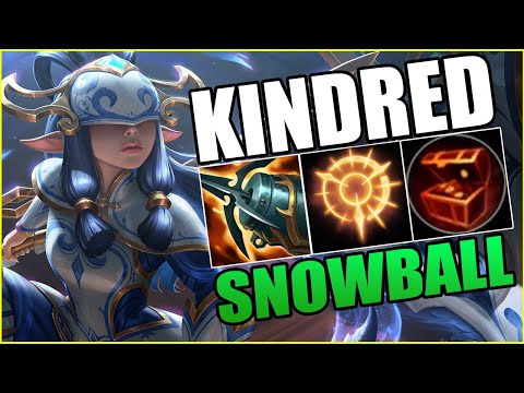 Early Game Kindred Snowball Makes The Enemy Jungler Unable To Play the Game! - League Of Legends