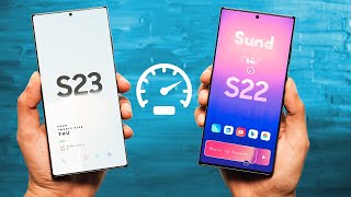 Samsung Galaxy S23 Ultra vs Samsung Galaxy S22 Ultra - Speed Test (WOW)
