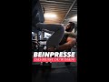 Alle Gym Übungen einfach erklärt: Beinpresse