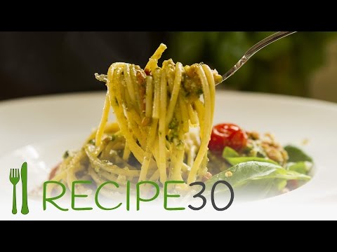 Shrimp Pasta with Roasted Tomato and Chili sauce