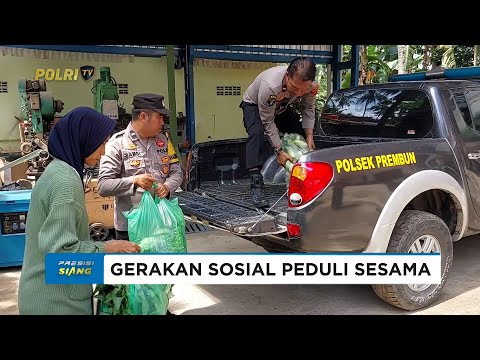 POLSEK PREMBUN INISIASI PROGRAM GERAKAN SOSIAL PEDULI SESAMA