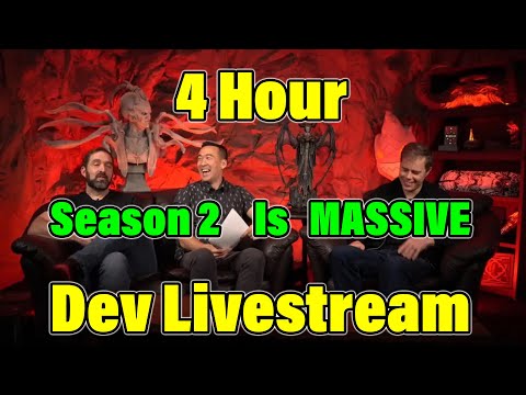 4 HOUR Dev Livestream - Diablo 4 Season 2 Is Going To Be MASSIVE!!!