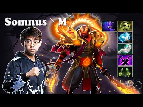 Somnus - Ember Spirit Midlane vs Ame Juggernaut | Dota 2 7.31d Gameplay