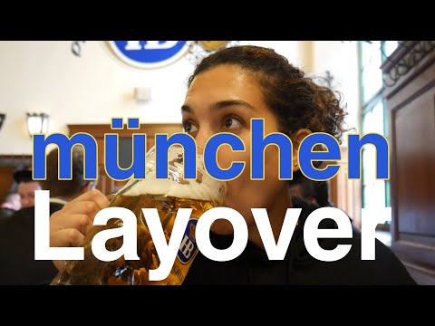 6 hour layover in MUNICH, GERMANY | Pork Knuckle, Beer Chants in Munich's legendary Hofbräuhaus!